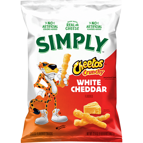 CHEETOS® Simply Crunchy White Cheddar Cheese Flavored Snacks