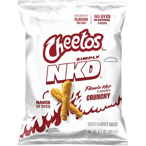 Product: CHEETOS® SIMPLY NKD™ FLAMIN’ HOT® CRUNCHY​