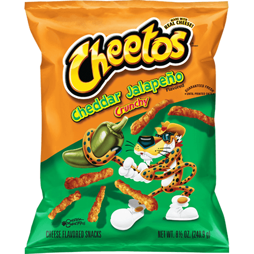 CHEETOS Crunchy Snacks, Cheddar Jalapeno (Case) 40x54.0 g