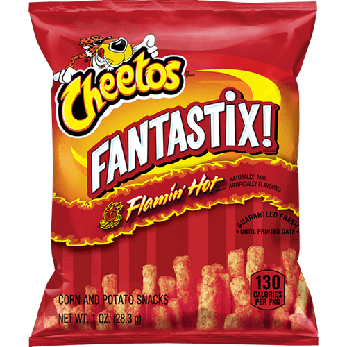 CHEETOS® FANTASTIX® FLAMIN’ HOT® Flavored Baked Corn & Potato Snacks