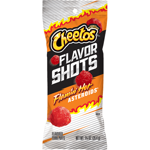 CHEETOS® Flavor Shots FLAMIN' HOT® ASTEROIDS® Flavored Snacks