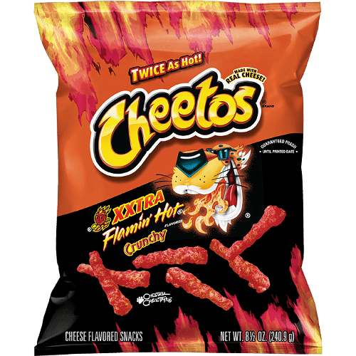 Cheetos Crunchy Cheese Flavored Snacks Flamin' Hot