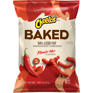 CHEETOS® Baked Crunchy FLAMIN’ HOT® Cheese Flavored Snacks