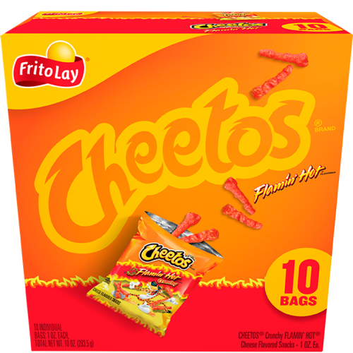 Cheetos Flamin Hot Puffs 6 Pack