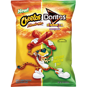 CHEETOS® Crunchy FLAMIN’ HOT® Cheese Flavored Snacks & DORITOS® DINAMITA® Chile Limón Flavored Rolled Tortilla Chips
