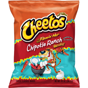 CHEETOS® Crunchy FLAMIN' HOT® Chipotle Ranch Cheese Flavored Snacks